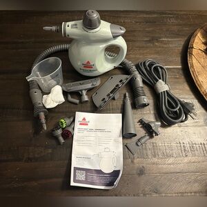 Bissell Steam Shot Omni in White and Gray